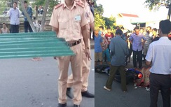 Bị cứa cổ chết thảm do va vào xe chở tôn: Ai có lỗi?