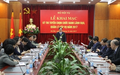 Tám thí sinh thi tuyển vào 2 chức danh Vụ phó Bộ Nội vụ