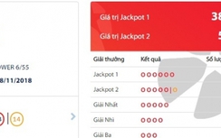 Kết quả xổ số Vietlott 8/11/2018: Một người trúng "giải khủng"