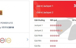 Kết quả xổ số Vietlott 17/11/2018: Gần 33 tỷ đồng về đâu?