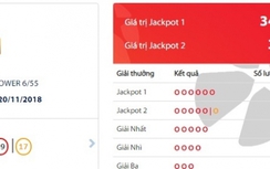 Kết quả xổ số Vietlott 20/11/2018: Hơn 34 tỷ đồng đã tìm ra chủ?