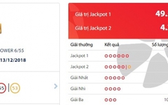Kết quả xổ số Vietlott 13/12/2018: Gần 50 tỷ đồng về tay ai?