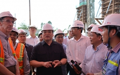 Phó Thủ tướng Hoàng Trung Hải kiểm tra cầu Vàm Cống, Cao Lãnh