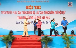 Gần 100 thí sinh tham dự Hội thi tuyên truyền luật giao thông