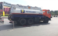 Va chạm giao thông, cụ ông bị xe chở xăng dầu cán tử vong