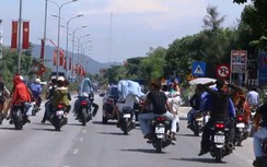 Nhóm thanh niên đầu trần lạng lách trên QL1 bị phạt 35 triệu đồng