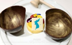 Nhật phản đối cách Hàn Quốc trang trí món tráng miệng đãi ông Kim