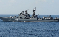 Nga đưa khu trục hạm tới Nhật, tập trận tìm kiếm tàu