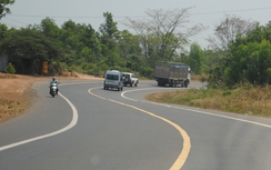 Dự án BOT đường HCM qua Bình Phước thảm xong bê tông nhựa