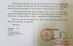 Sở Xây dựng Thanh Hóa bác tin đồn về "nữ Trưởng phòng siêu giàu"