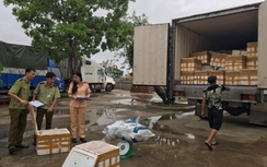 Bắt giữ xe tải chở đầy nội tạng động vật bốc mùi