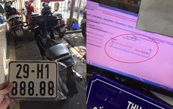 Hy hữu: Bấm ngẫu nhiên, chủ nhân xe máy bốc biển ngũ quý