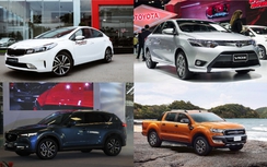 TOP 10 xe bán chạy nhất Việt Nam tháng 1/2018