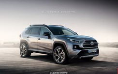 Toyota RAV4 2019 thế hệ mới có thiết kế cơ bắp hơn