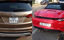 Vụ xe sang trùng biển: Xác định Porsche mang biển số giả