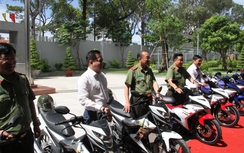 Công an TP.HCM được tặng 100 mô tô săn bắt cướp