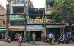 Nghi án đốt nhà, cô gái bốc cháy nhảy lầu tìm đường thoát