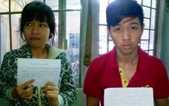 Bắt quả tang hai nam sinh mặc đồng phục đi giao ma túy