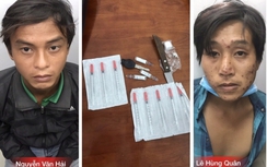 Bắt hai đối tượng nghiện ma túy dùng dao chống trả đặc nhiệm