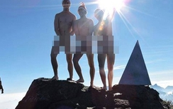 3 người khỏa thân trên đỉnh Phan xi păng gây tranh cãi