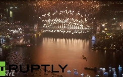 Bắn pháo hoa đón năm mới 2016 đầu tiên tại Sydney