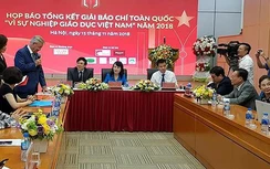 700 tác phẩm dự giải báo chí toàn quốc vì sự nghiệp giáo dục