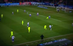 Nổi nóng, sao Atletico rút giày tấn công trọng tài