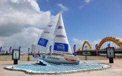 Đà Nẵng ra mắt mô hình thuyền đua Clipper phía Tây cầu Rồng