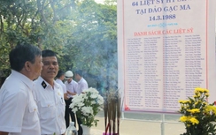 Liệt sĩ Gạc Ma: Các anh sống mãi như cây phong ba