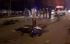 Hai xe máy tông nhau trong đêm, 3 người bị thương nặng