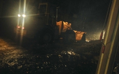 Lào Cai: Trắng đêm thông tuyến QL4D sau bão số 3