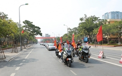 60 xế sang diễu hành tuyên truyền ATGT tại Thái Bình