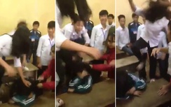 Đình chỉ học 4 nữ sinh đóng cửa đánh bạn trong lớp