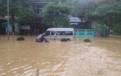 Mưa lũ, nhiều tuyến đường ở Bắc Kạn ngập lụt, chia cắt