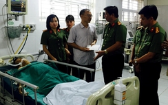 Khám nhà nghi phạm, trung úy cảnh sát bị đâm thấu ngực