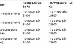 Lào Cai: Cấm xe từ 4 trục lưu thông trên QL4D dịp lễ 2/9