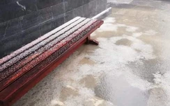 Kỳ lạ: Mưa và tuyết xuất hiện cùng lúc trên đỉnh Fansipan