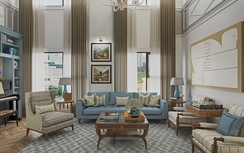 Căn hộ Duplex phong cách Farmhouse ngọt ngào như bước ra từ cổ tích