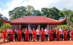 Khánh thành công trình Đền thờ anh hùng liệt sỹ tại hồ Kẻ Gỗ