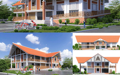 Thiết kế điển hình nhà văn hóa thôn kết hợp điểm tránh trú bão lụt