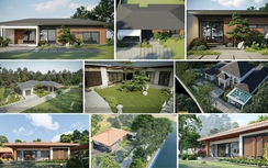 Top 100 mẫu nhà biệt thự 1 tầng mái nhật đẹp hiện đại từ 3-4 phòng ngủ chi phí rẻ