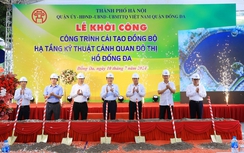 Vinaconex thi công công trình cải tạo cảnh quan đô thị hồ Đống Đa