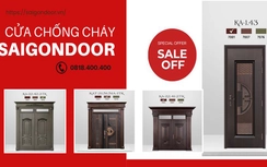 Cửa chống cháy Sài Gòn Door - Chất lượng nâng tầm thương hiệu