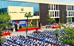 Năm học mới ở trường liên cấp khang trang nhất Quảng Ngãi