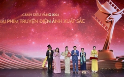 Phó Chủ tịch nước Võ Thị Ánh Xuân cùng các nghệ sỹ tại Lễ trao giải Cánh diều vàng 2024