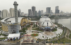 Khánh thành và gắn biển công trình Cung Thiếu nhi Hà Nội chào mừng kỷ niệm 70 năm Ngày Giải phóng Thủ đô