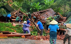 Nghệ An: Mưa lũ khiến nhiều nhà bị đổ sập, hư hỏng
