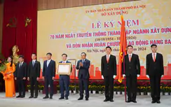 Sở Xây dựng Hà Nội đón nhận Huân chương Lao động hạng Ba