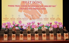 Chủ tịch MTTQ Việt Nam Đỗ Văn Chiến phát động phong trào “Chung tay xoá nhà tạm, nhà dột nát” tại Bắc Ninh