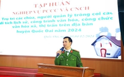 Quốc Oai (Hà Nội): Tuyên truyền nâng cao nghiệp vụ phòng cháy chữa cháy tại các di tích lịch sử, công trình văn hóa